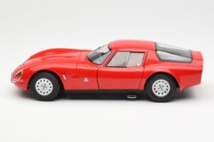 Alfa Romeo TZ2 Raudonas AUTOart 1:18 70198 Metalas - nuotrauka 3 iš 6