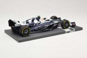 AlphaTauri AT03 #22 Y. Tsunoda Bahrain GP 2022 Minichamps 1:18 117220122 Metalas - nuotrauka 3 iš 6