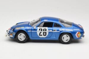 Alpine A110 1600S #28 Alpine-Renault O. Andersson / D. Stone Rally Monte Carlo 1971 Maisto 1:18 56033 Metalas - nuotrauka 4 iš 8