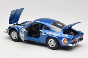 Alpine A110 1600S #28 Alpine-Renault O. Andersson / D. Stone Rally Monte Carlo 1971 Maisto 1:18 56033 Metalas - nuotrauka 5 iš 8