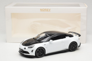 Alpine A110 R Pearl White Norev 1:18 185433 Metalas - nuotrauka 6 iš 6