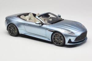 Aston Martin DB12 Volante Caribbean Blue Pearl GT Spirit 1:18 GT479 Derva - nuotrauka 4 iš 6