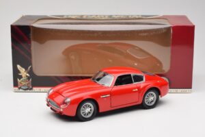 Aston Martin DB4 GT Zagato Raudonas Road Signature 1:18 92728 Metalas - nuotrauka 8 iš 8