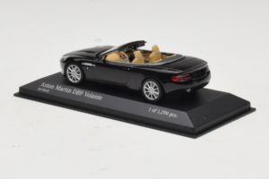 Aston Martin DB9 Kabrioletas Juodas Minichamps 1:43 400137330 Metalas - nuotrauka 3 iš 4