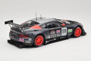 Aston Martin DBR9 GT1 #59 Team Modena A. Garcia / J. Menten / C. Fittipaldi 24 Hours of Le Mans 2006 Solido 1:18 80014 Metala - nuotrauka 3 iš 8