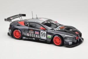Aston Martin DBR9 GT1 #59 Team Modena A. Garcia / J. Menten / C. Fittipaldi 24 Hours of Le Mans 2006 Solido 1:18 80014 Metala - nuotrauka 6 iš 8