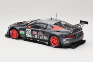 Aston Martin DBR9 GT1 #59 Team Modena A. Garcia / J. Menten / C. Fittipaldi 24 Hours of Le Mans 2006 Solido 1:18 80014 Metala - nuotrauka 7 iš 8