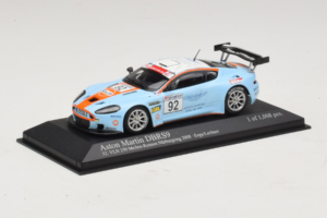 Aston Martin DBRS9 Gulf #92 T. Enge / Lechner VLN 250 Nurburgring 2008 Minichamps 1:43 400081392 Metalas - nuotrauka 2 iš 4