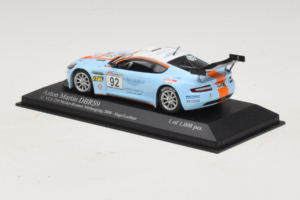 Aston Martin DBRS9 Gulf #92 T. Enge / Lechner VLN 250 Nurburgring 2008 Minichamps 1:43 400081392 Metalas - nuotrauka 3 iš 4