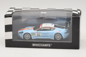 Aston Martin DBRS9 Gulf #92 T. Enge / Lechner VLN 250 Nurburgring 2008 Minichamps 1:43 400081392 Metalas - nuotrauka 4 iš 4