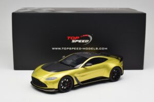 Aston Martin V12 Vantage Final Edition Cosmopolitan Yellow TopSpeed 1:18 TS0453 Metalas - nuotrauka 6 iš 6