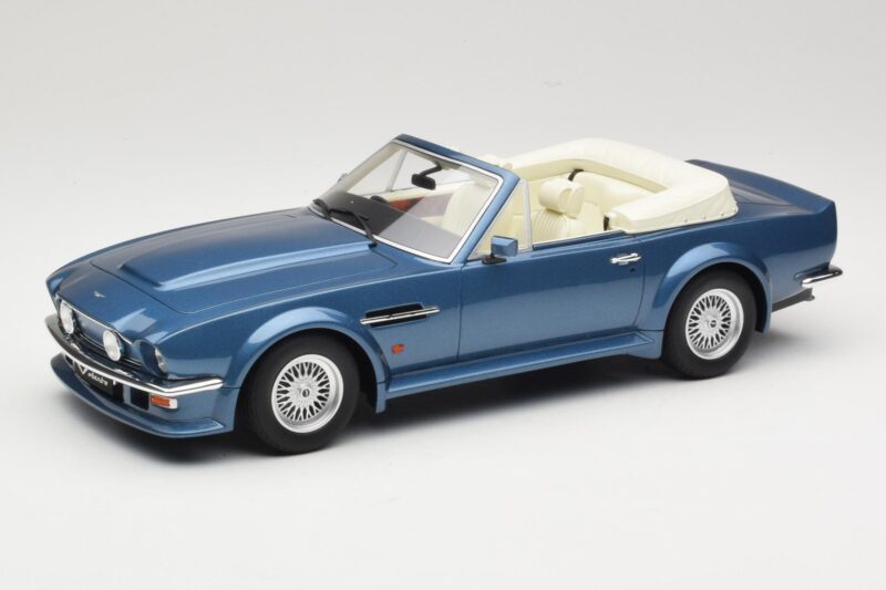 Aston Martin V8 Volante Mėlynas GT Spirit 1:18 GT128 Derva