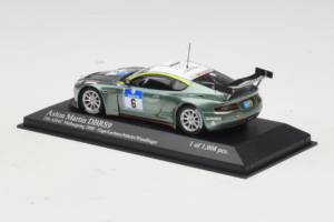 Aston Martin DBRS9 #6 M. Engel / K. Lechner ADAC 24 Hours Nurburgring 2008 Minichamps 1:43 400081306 Metalas - nuotrauka 3 iš 4