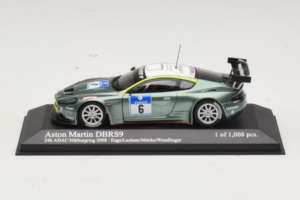 Aston Martin DBRS9 #6 M. Engel / K. Lechner ADAC 24 Hours Nurburgring 2008 Minichamps 1:43 400081306 Metalas