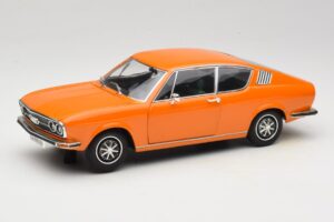 Audi 100 C1 Coupe S Oranžinis Anson 1:18 30402 Metalas