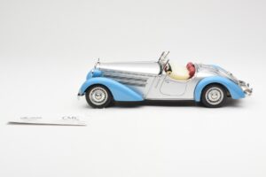 Audi 225 Front Roadster Mėlyna Sidabrinė CMC 1:18 M-075B Metalas - nuotrauka 3 iš 6