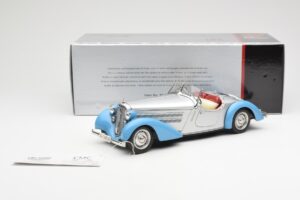 Audi 225 Front Roadster Mėlyna Sidabrinė CMC 1:18 M-075B Metalas - nuotrauka 6 iš 6