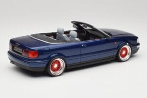 Audi 80 B4 Kabrioletas Ming Mėlynas Metallic Custom Wheels Otto 1:18 OT806-C Derva - nuotrauka 2 iš 6
