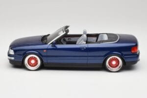 Audi 80 B4 Kabrioletas Ming Mėlynas Metallic Custom Wheels Otto 1:18 OT806-C Derva - nuotrauka 3 iš 6