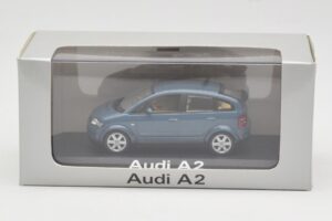 Audi A2 Blue Metallic Minichamps 1:43 20022200748005 Metalas - nuotrauka 4 iš 4