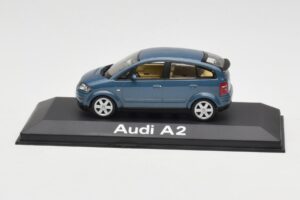 Audi A2 Blue Metallic Minichamps 1:43 20022200748005 Metalas