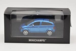 Audi A2 Light Blue Metallic Minichamps 1:43 AUDI007 Metalas - nuotrauka 4 iš 4