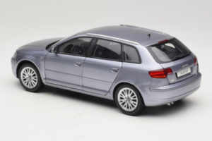 Audi A3 8P Sportback Light Blue Metallic Kyosho 1:18 5010403025 Metalas - nuotrauka 7 iš 8