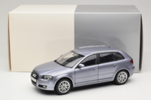 Audi A3 8P Sportback Light Blue Metallic Kyosho 1:18 5010403025 Metalas - nuotrauka 8 iš 8