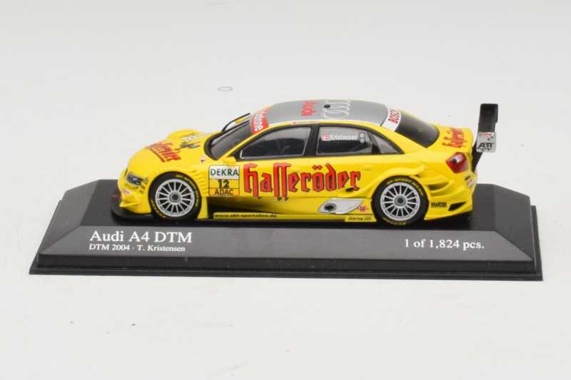 Audi A4 B6 #12 T. Kristensen Audi Sport Team Rosberg DTM 2004 Minichamps 1:43 400041412 Metalas