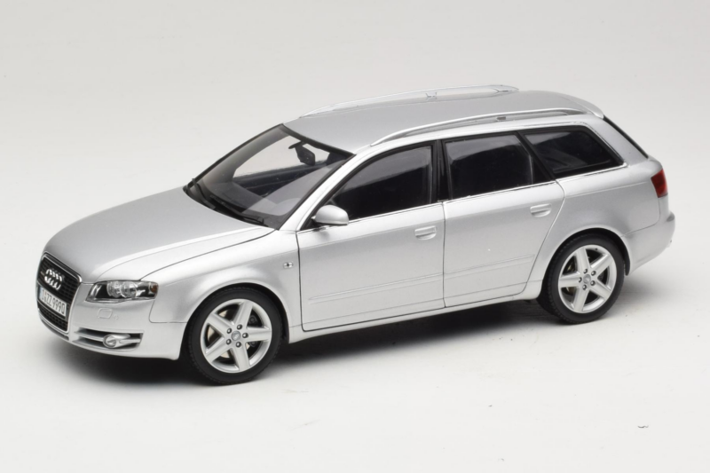 Audi A4 B7 3.2 Quattro Avant Sidabrinis Minichamps 1:18 5010404215 Metalas