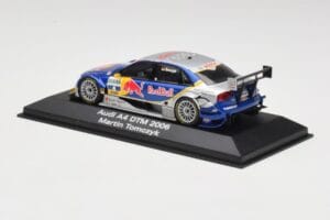 Audi A4 B7 #4 Red Bull M. Tomczyk DTM 2006 Minichamps 1:43 5020600303 Metalas - nuotrauka 3 iš 4