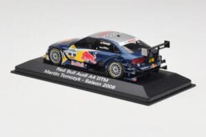 Audi A4 B8 #2 Red Bull M. Tomczyk DTM 2008 Minichamps 1:43 5020800133 Metalas - nuotrauka 3 iš 4