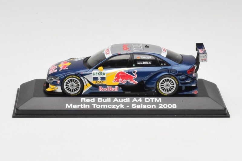 Audi A4 B8 #2 Red Bull M. Tomczyk DTM 2008 Minichamps 1:43 5020800133 Metalas