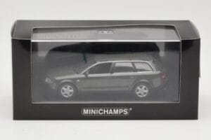 Audi A6 C5 Avant Tamsiai Pilkas Minichamps 1:43 AUDI006 Metalas - nuotrauka 4 iš 4