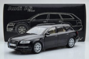 Audi A6 C6 Avant Juodas Norev 1:18 188304 Metalas - nuotrauka 8 iš 8