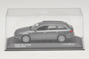 Audi A6 C6 Avant Grey Metallic Minichamps 1:43 400013011 Metalas - nuotrauka 4 iš 5
