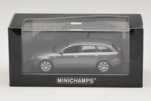 Audi A6 C6 Avant Grey Metallic Minichamps 1:43 400013011 Metalas - nuotrauka 5 iš 5