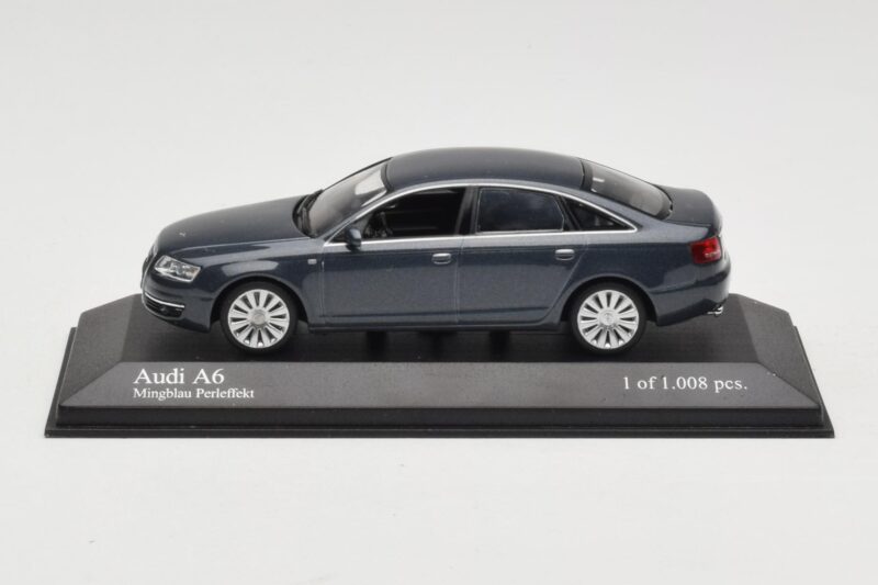 Audi A6 C6 Tamsiai Mėlynas Minichamps 1:43 5010406143 Metalas