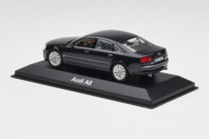 Audi A8 D3 Mauritius Mėlynas Metallic Minichamps 1:43 5010508123 Metalas - nuotrauka 3 iš 4