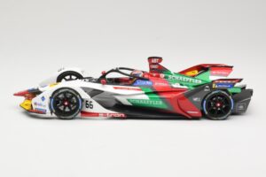 Audi e-tron FE05 Audi Sport ABT Schaeffler #66 D. Abt Formula E Season 5 2019 Minichamps 1:18 114180066 Metalas - nuotrauka 3 iš 6