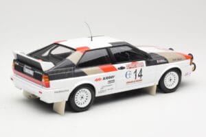 Audi Quattro #14 M. Mouton / F. Pons Winners Rally Sanremo 1981 Minichamps 1:18 155811114 Metalas - nuotrauka 2 iš 6
