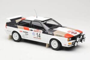Audi Quattro #14 M. Mouton / F. Pons Winners Rally Sanremo 1981 Minichamps 1:18 155811114 Metalas - nuotrauka 4 iš 6