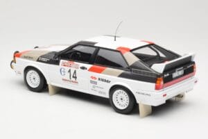 Audi Quattro #14 M. Mouton / F. Pons Winners Rally Sanremo 1981 Minichamps 1:18 155811114 Metalas - nuotrauka 5 iš 6