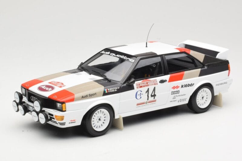 Audi Quattro #14 M. Mouton / F. Pons Winners Rally Sanremo 1981 Minichamps 1:18 155811114 Metalas