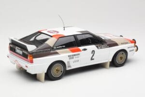 Audi Quattro A1 #2 H. Mikkola / A. Hertz Audi Sport Rally Monte Carlo 1983 Minichamps 1:18 155831102 Metalas - nuotrauka 2 iš 6