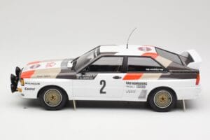 Audi Quattro A1 #2 H. Mikkola / A. Hertz Audi Sport Rally Monte Carlo 1983 Minichamps 1:18 155831102 Metalas - nuotrauka 3 iš 6