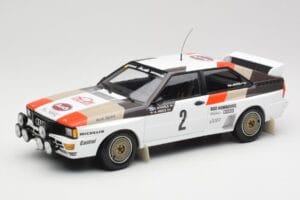 Audi Quattro A1 #2 H. Mikkola / A. Hertz Audi Sport Rally Monte Carlo 1983 Minichamps 1:18 155831102 Metalas
