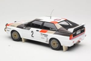 Audi Quattro A1 #2 H. Mikkola / A. Hertz Audi Sport Rally Monte Carlo 1983 Minichamps 1:18 155831102 Metalas - nuotrauka 5 iš 6