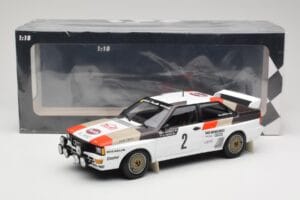 Audi Quattro A1 #2 H. Mikkola / A. Hertz Audi Sport Rally Monte Carlo 1983 Minichamps 1:18 155831102 Metalas - nuotrauka 6 iš 6