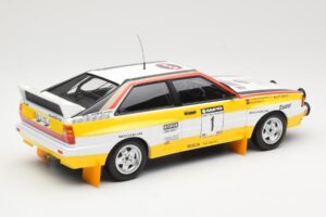 Audi Quattro A2 Audi Sport #1 W. Röhrl / C. Geistdörfer DNF Sanyo Rally of New Zealand 1984 Minichamps 1:18 155841101 Metalas - nuotrauka 2 iš 6